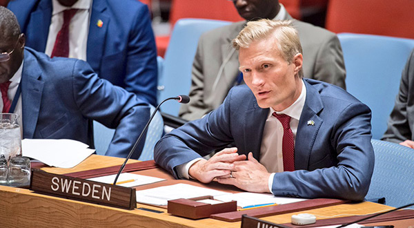 Swedish deputy ambassador Carl Skau